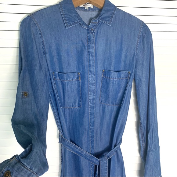 Kut from the Kloth Button Up denim dress xs - Picture 6 of 13